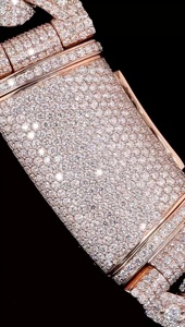 Indian Manufacture Rose Gold Pave Diamond Rope Chain <b>Statement</b> <b>Necklace</b> Unisex Luxury Everyday Wear Available for Best Price - Product Image 2
