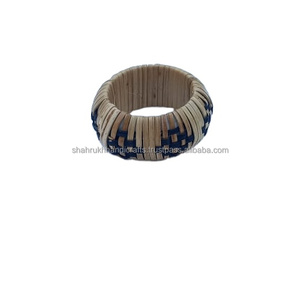 Anneaux de serviette en rotin et bambou, Design Royal, décoration de fête de mariage, utilisation pour hôtel et Table à manger - Product Image 4