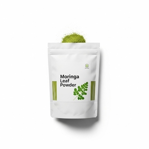 Poudre de feuilles de Moringa biologique séchée, ingrédient végétal, mouture fine, conditionnée en vrac dans des sacs pour les fournisseurs exportateurs en gros - Product Image 1