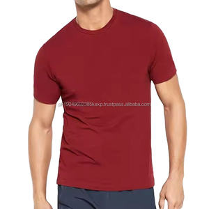 เสื้อยืดโลโก้สั่งทำสำหรับผู้ชาย ผ้าหนา 100% ผ้าฝ้าย คุณภาพสูง สไตล์สตรีทแวร์ ทรงโอเวอร์ไซส์ สำหรับออกกำลังกาย เสื้อยืดผู้ชายแบบเรียบ - Product Image 1