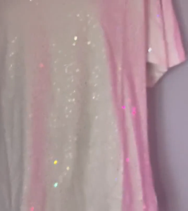 Camiseta de Algodón con Pedrería para Mujer, Estilo Casual, con Logotipo Personalizado, Ropa Urbana, Marca Privada, Fabricante OEM - Product Image 5