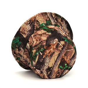Chapeau Bob à Motif Camouflage Unisexe Style Toile pour l'Extérieur Printemps-Été Vêtement Décontracté pour Adulte - Product Image 3