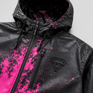 Custom Heat Sensitive Color <b>Changing</b> Jacket Waterproof Splatter Print Thermochromic Windbreaker Hooded Streetwear Mens <b>Coat</b> - Product Image 6