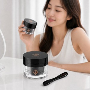 Coffret de soins du visage coréen noir pour peaux grasses, soin anti-sébum, soin nettoyant les pores, soin beauté premium, fabrication OEM. - Product Image 3