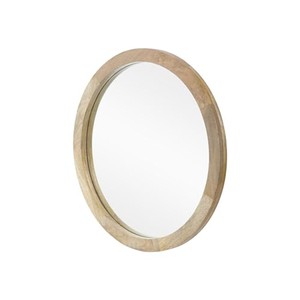Marco Redondo de Madera de Mango para Espejo, Venta al Por Mayor |   Rústico Chic Natural Hecho a Mano - Product Image 5