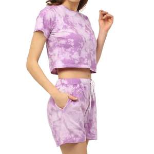 ชุดเซ็ตแฟชั่นผู้หญิงไซส์ใหญ่สำหรับฤดูหนาวปี 2025 เสื้อยืดแขนยาวกับกางเกงขาสั้นผ้าฟลีซ - Product Image 3