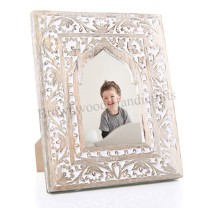 Cadre photo moderne en bois minimaliste, finition lisse, pour table, bureau, maison, style de décoration intérieure contemporain et épuré - Product Image 5