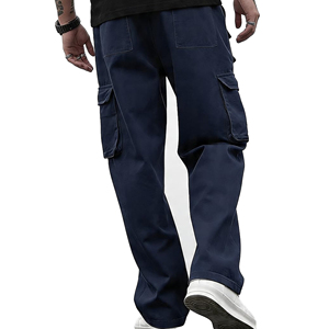 Pantalon cargo pour homme, coupe décontractée, multi-poches, streetwear, fabrication sur mesure, vente en gros, OEM, ODM, fabricant de vêtements, directement de l'usine - Product Image 5