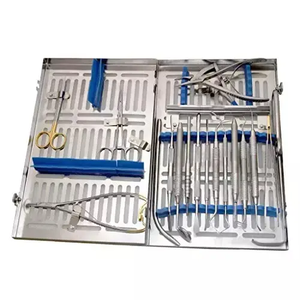 Kit de Cirugía de Implantes Dentales de 33 Piezas, Juego de Instrumentos Quirúrgicos Manuales de Acero Inoxidable, CE ISO13485 Clase I, Fabricado por ZUOL. - Product Image 2