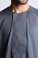 Abaya Tradicional Musulmana de Alta Calidad, Estilo Dubái, para Hombre, Tallas Grandes, Bordada, Personalizada, Informal, Ligera, Transpirable, con Elasticidad en Cuatro Direcciones
