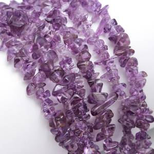 Natural Amethyst Uncut Chips Shape Loose Gemstone <b>Beads</b> 4-5mm Purple Amethyst Nugget <b>Beads</b> 34 Inch Strand For Jewelry Making - Product Image 2