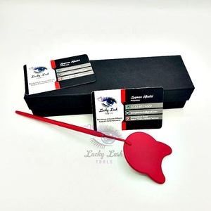 Miroir en forme de chat rose vif personnalisable marque privée outil de stockage en acier inoxydable solide Extensions de cils couleur personnalisée - Product Image 5