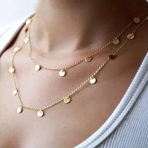 Collana con Ciondolo Sottile Scintillante, Accessorio Lungo ed Elegante - Product Image 1