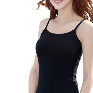 Camiseta sin mangas de verano informal de talla grande para mujer, chaleco Sexy transpirable de algodón/fibra de bambú, diseño superior - Product Image 2