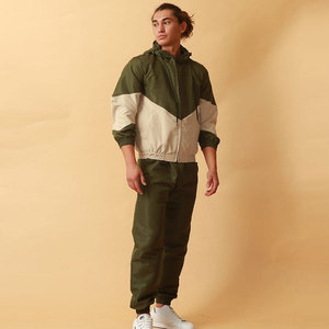 Conjunto de Chaqueta y Pantalones Deportivos Personalizados para Hombre, Cortavientos Casual, Impermeable, Ecológico, para Actividades al Aire Libre - Product Image 2