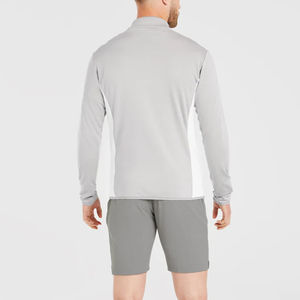 Men Half Zip Pullover <b>Fleece</b> <b>Sweatshirts</b> Multi Color Oversized Stand Collar Quarter Zipper <b>Sweatshirts</b> for Sale in Bulk OEM - Product Image 2