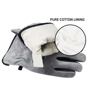 Gants de soudage en cuir de chèvre résistants aux flammes pour soudeurs - Product Image 4