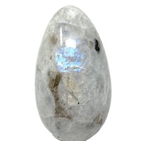 Venta al por mayor, proveedor indio, cristales de piedra natural, piedras preciosas curativas, ágata, Arco Iris, piedra lunar, alto, llamativo huevo Yoni a la venta