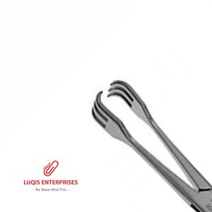 Pinzas de tracción Lahey 3x3 dientes, pinzas de tracción de tejido quirúrgico, instrumento médico quirúrgico de acero inoxidable - Product Image 2