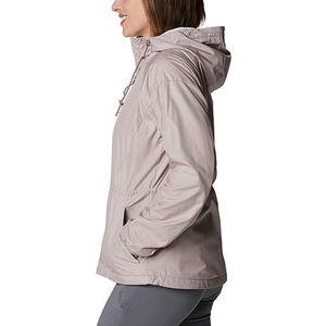 OEM Women's Plaid Finished Satin <b>Waterproof</b> Windproof Outdoor Windbreaker Hoodie Full Zipper Custom Wholesale Options - Product Image 5
