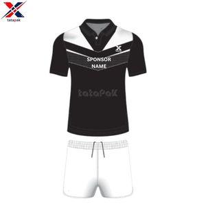 เสื้อฟุตบอล 7V7 น้ำหนักเบา ระบายอากาศดี คอวี แขนสั้น ปักชื่อผู้เล่น ปักชื่อทีม ผ้าโพลีเอสเตอร์ 100% แห้งเร็ว - Product Image 2