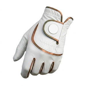 Gant de golf en cuir Cabretta de qualité supérieure pour main gauche, ajustement confortable, logo personnalisé, OEM ODM, faible MOQ, fabricant - Product Image 2