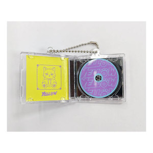 Significant Quality Impressive Manufacturers Irregular Shape Trendy Waterproof UV Printing CD Jacket Style Key Chain - Product Image 3