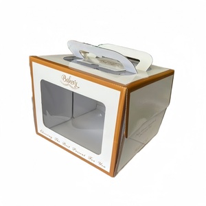 Cajas de embalaje transparentes para Tartas, cajas de cartón de panadería personalizadas al por mayor - Product Image 3