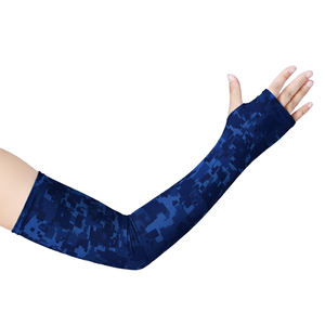 Mangas de Ciclismo Unisex de Secado Rápido, de Spandex y Poliéster, con Protección Anti-UV, en Negro, Azul y Morado, para Adultos - Product Image 3
