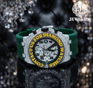 Reloj de Pulsera de Cuarzo Mossinate de Lujo con Diamantes de Goma para Hombre, Elegante, Casual, para Negocios, Bodas, Fiestas, Regalo - Product Image 4