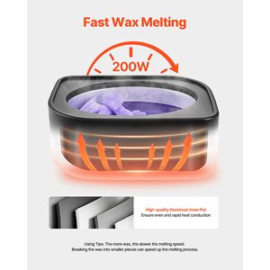 Máquina Profesional de Cera de Parafina de 3500 ml para Manos y Pies con Pantalla Digital, 113 Fahrenheit-167 Fahrenheit, para Cera Profesional - Product Image 5