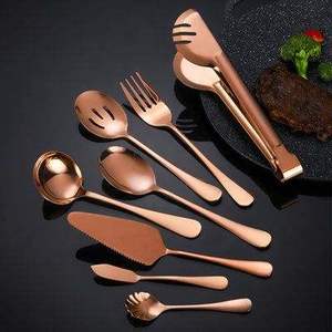 Ensemble de couverts modernes en métal argenté poli à la main pour mariages, restaurants et hôtels - Vente en gros de couteaux, fourchettes et cuillères Lavie Creations - Product Image 1
