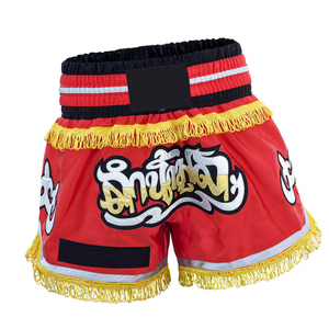 Men's Muay Thai Fight Shorts for MMA Training <b>Cage</b> Fighting Grappling Kickboxing-Stretch Quick Dry Breathable Martial Arts - Product Image 1