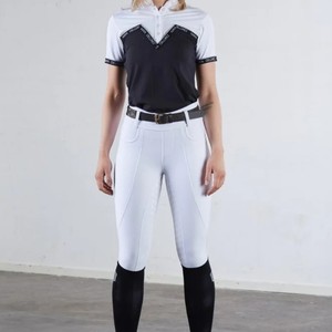 Pantalon d'équitation extensible 4 directions de haute qualité, leggings, collants, vêtements d'équitation en tissu technique au toucher doux - Product Image 1