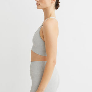 Sujetador Deportivo de Yoga para Mujer, Hecho a Medida, Simple, Casual, Reversible, con Logotipo Frontal, de Secado Rápido, Ligero, Tallas Grandes, Transpirable y Ecológico - Product Image 3