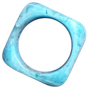 Stylish Handmade Resin <b>Kada</b> Fashion Bangle Acrylic Boho Style Wristwear Jewelry for Girls and Gifting - Product Image 1