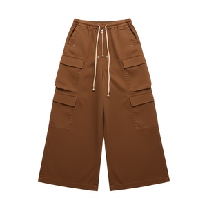 Pantalon cargo respirant pour homme, pantalon décontracté ample de style gothique, pantalon long noir pour homme, style streetwear, plusieurs poches - Product Image 3