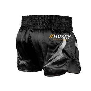 Pantalones Cortos de Punto Satinado de Color Azul Marino para Hombre, Cintura Media, Elásticos, de Secado Rápido, Casuales, 100% Poliéster, HUSKY SPORTSWEAR HSW-20008 - Product Image 3