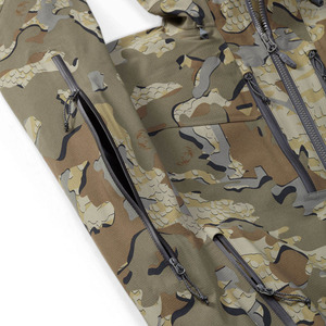 OEM Custom Mens Desert <b>Camo</b> Softshell <b>Jacket</b> Windproof <b>Waterproof</b> Mountain Hunting Coat Hooded Tactical Outerwear Custom Logo - Product Image 5