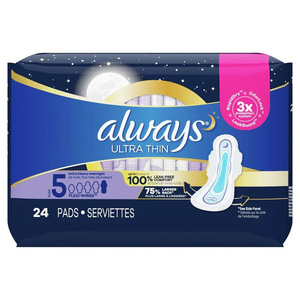 Toallas Sanitarias Always Feminine Care Pads Premium Suaves para Uso Diario - Product Image 5