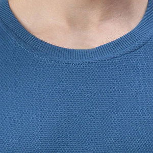 Jersey liso de algodón ajustado de calidad superior para hombre, sudadera polar, diseño de cuello redondo bordado de invierno 3D, impresión Digital personalizada - Product Image 5