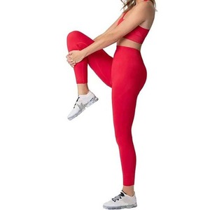 Customized Men Gym Suit Sports Bra Leggings <b>Sets</b> Fitness Women's Custom Design Yoga Wears <b>Set</b> - Product Image 2