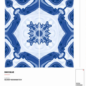 Azulejos de Porcelana con Acabado Brillante de Alta Calidad, Tamaño 60x120cm 600x1200mm 24x48 Pulgadas, Losas con Aspecto de Mármol para Paredes y Pisos Interiores de Lujo - Product Image 1