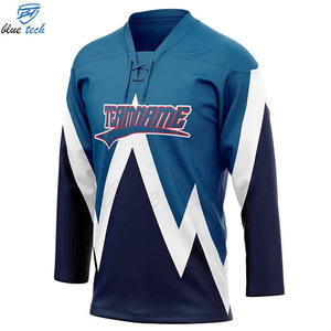 Maillot de hockey sur glace personnalisé avec logo, sublimé, professionnel, pour équipes, clubs et entraînements, vente chaude, personnalisable - Product Image 2