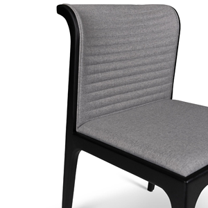 Silla de Comedor Moderna de Madera Maciza con Asiento Tapizado para Cafetería, Hotel, Hogar, Muebles de Estilo Escandinavo Minimalista - Product Image 6