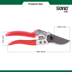 SONO JV8 Small Garden Bypass Tree Pruning Shears Branch Trimming Cutting <b>Pruner</b> High Quality Floral Scissors PTFE Coated - Product Image 4
