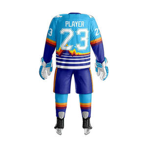 Ensemble de maillot de hockey sur glace, tissu respirant et performant, uniforme sportif pour les séances d'entraînement en équipe - Product Image 3