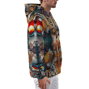 Sudadera con Capucha Personalizada para Hombre, 100% Algodón, para Deportes y Uso Casual, Cálida para Invierno, Antipilling, 300g, con Diseño Gráfico - Product Image 2