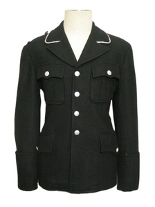 Nouvelle mode 100% tissu de laine longue adulte manches longues vêtements allemand noir tunique vestes - Product Image 6