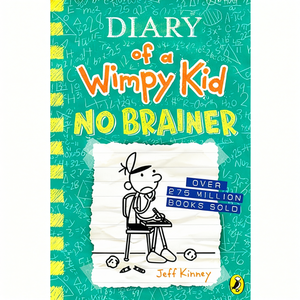Diary of a Wimpy Kid: No Brainer (<b>Book</b> 18) by Author Jeff Kinney <b>Paperback</b> Custom Softcover <b>Book</b> Printing - Product Image 2
